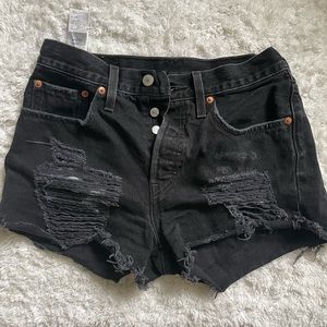 Levi’s Distressed Shorts